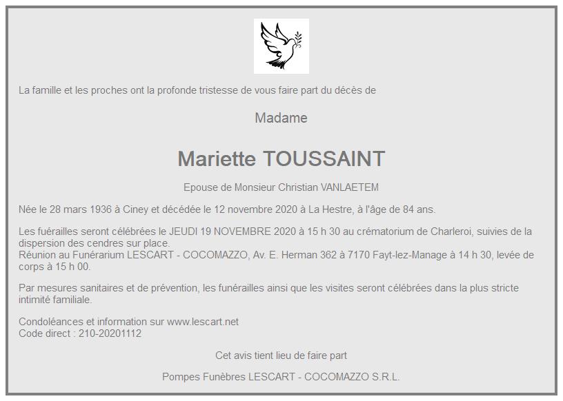 Image Annonce nécrologique