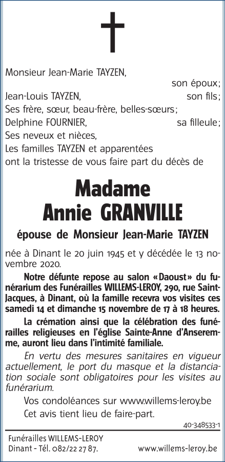 Image Annonce nécrologique