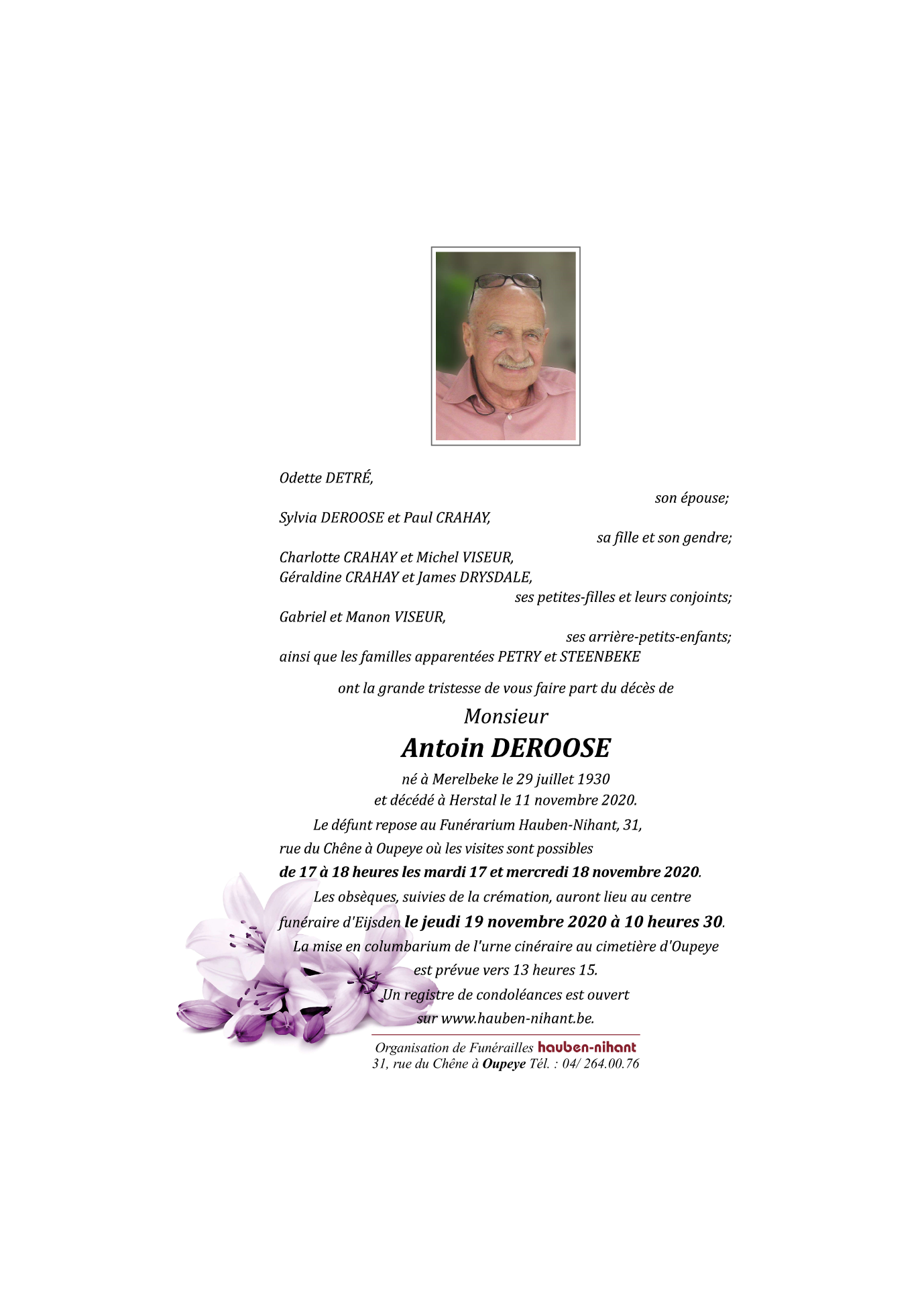 Image Annonce nécrologique