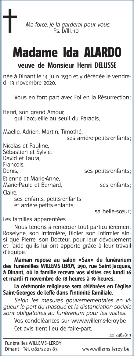 Image Annonce nécrologique