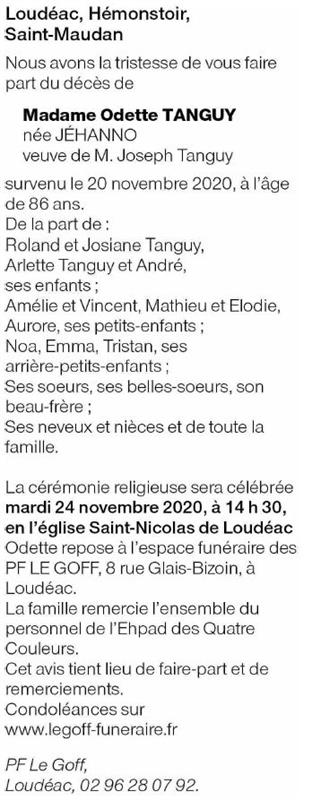 Image Annonce nécrologique