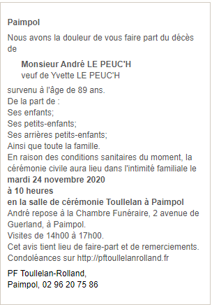 Image Annonce nécrologique