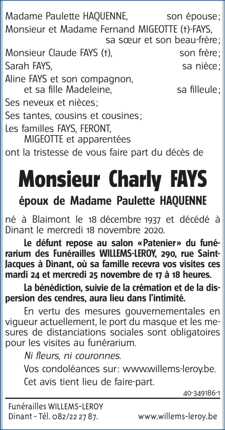 Image Annonce nécrologique