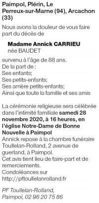Image Annonce nécrologique
