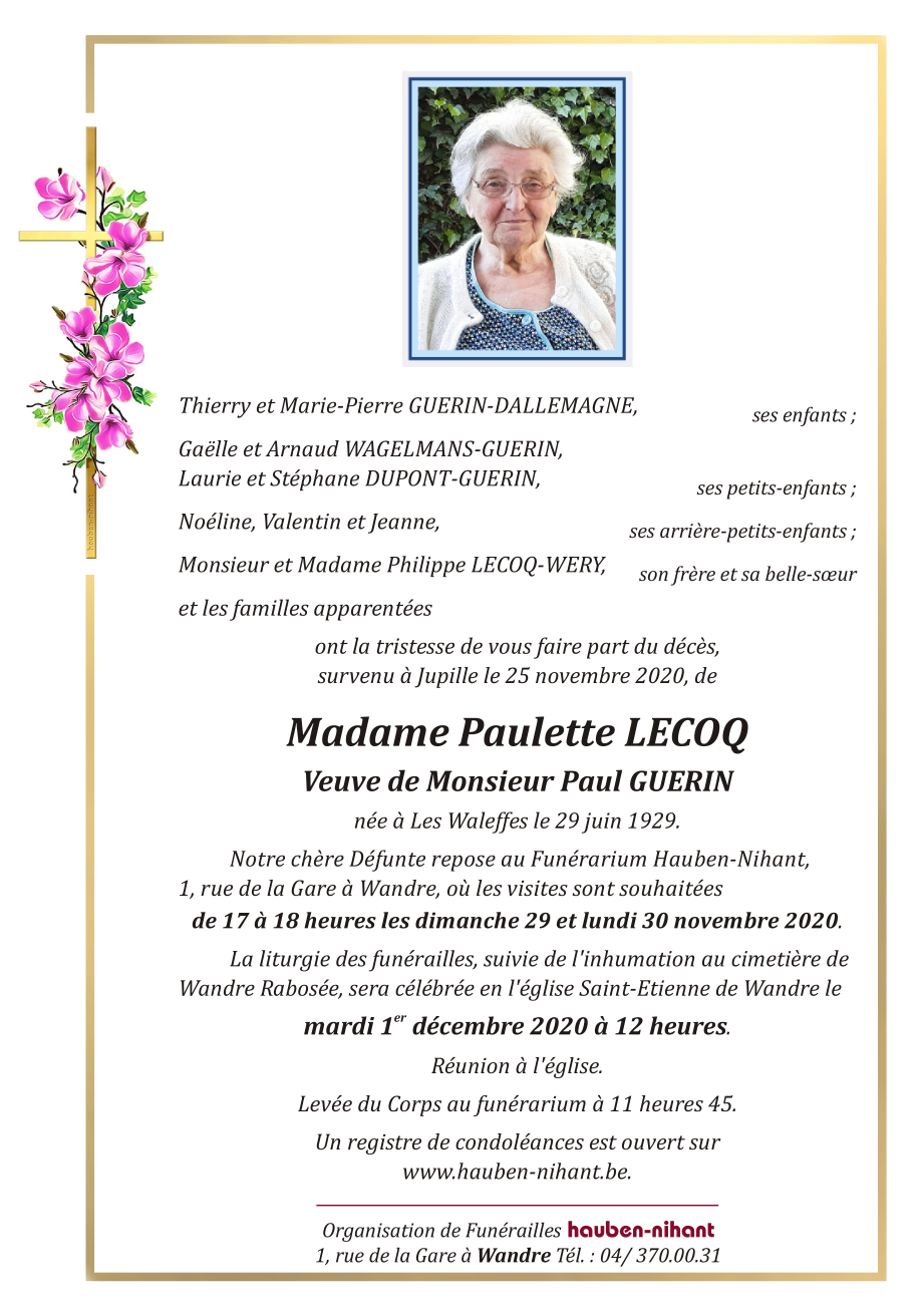 Image Annonce nécrologique