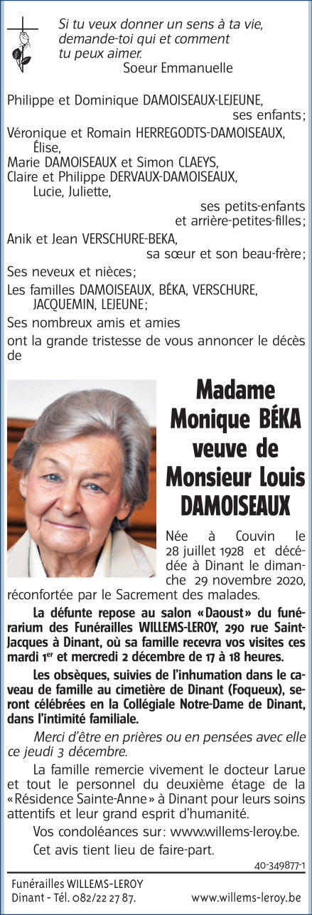 Image Annonce nécrologique