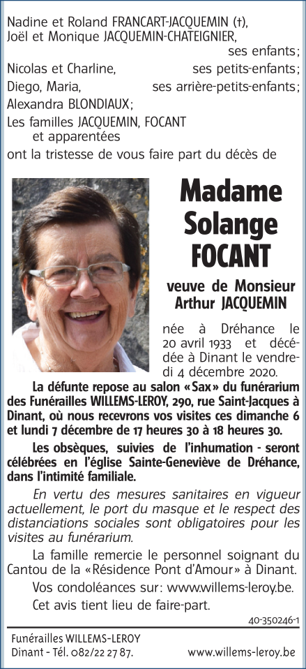 Image Annonce nécrologique