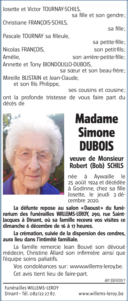Image Annonce nécrologique