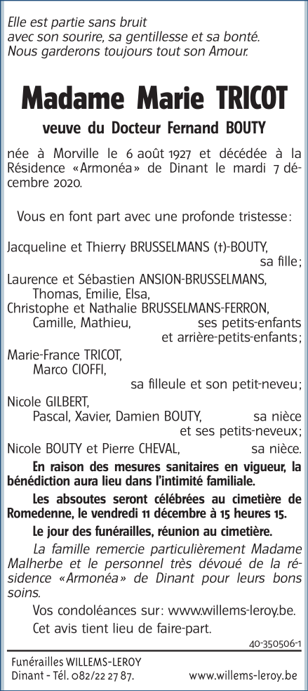 Image Annonce nécrologique