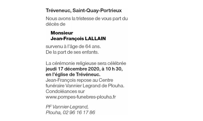 Image Annonce nécrologique