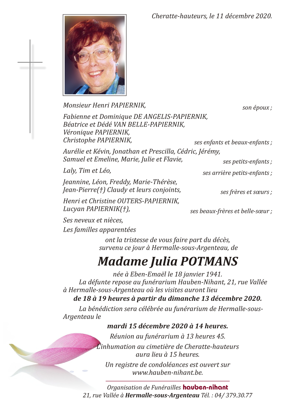 Image Annonce nécrologique