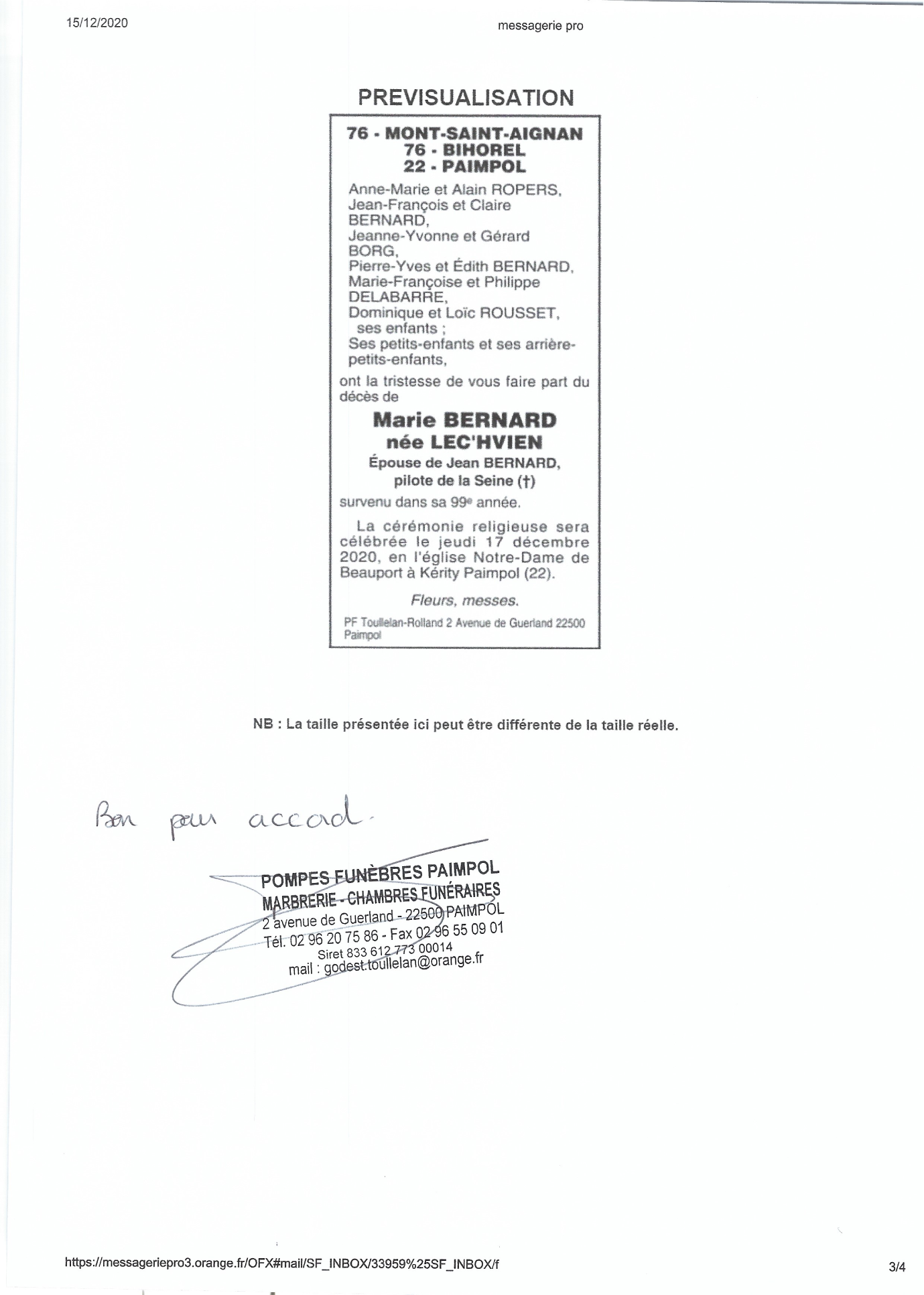 Image Annonce nécrologique