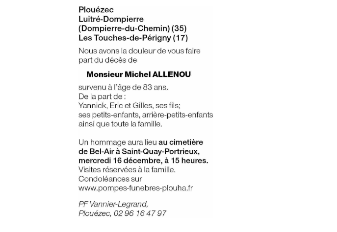 Image Annonce nécrologique