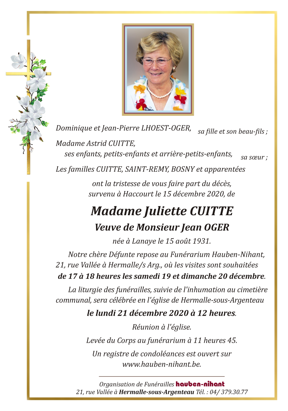 Image Annonce nécrologique