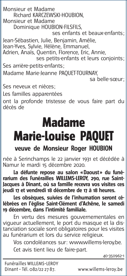 Image Annonce nécrologique