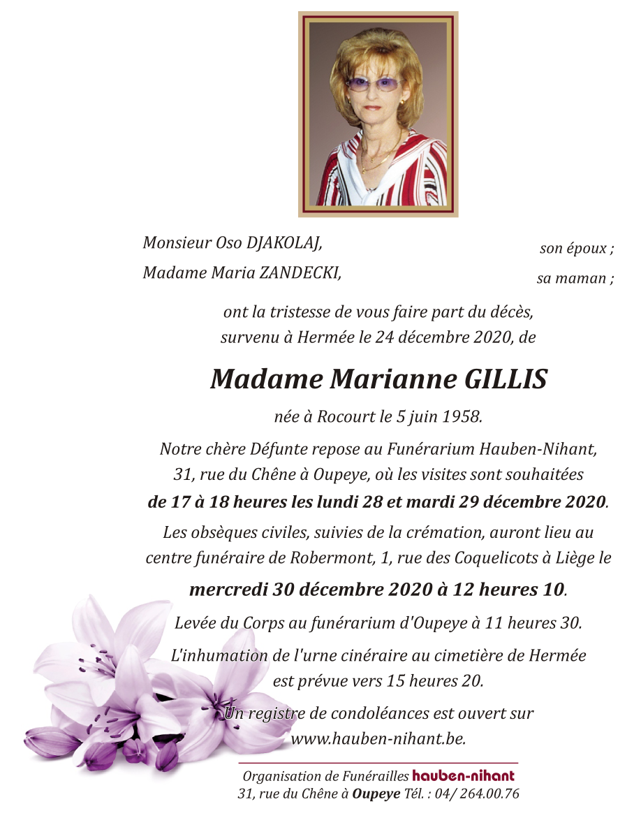 Image Annonce nécrologique