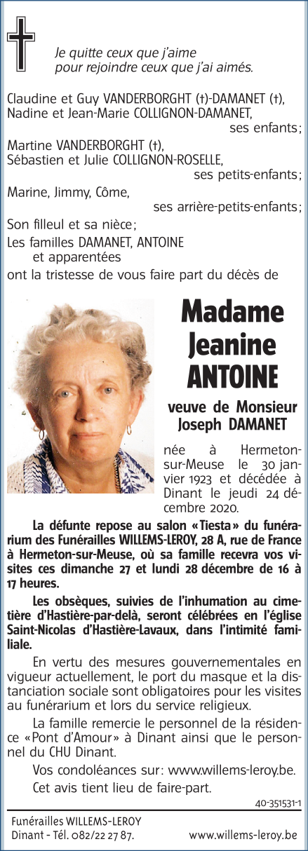Image Annonce nécrologique