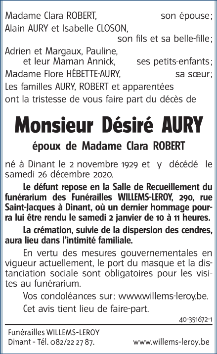 Image Annonce nécrologique