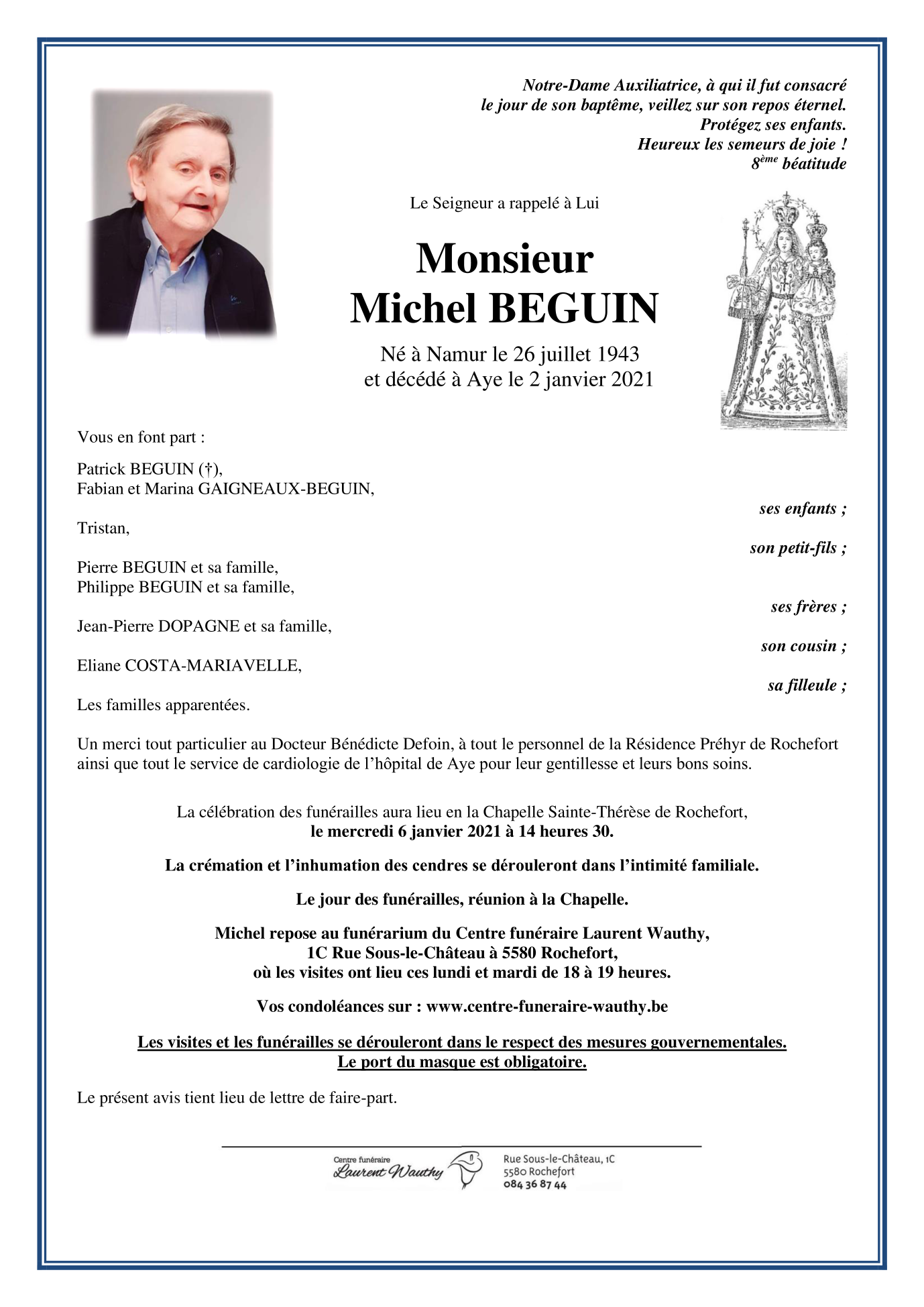 Image Annonce nécrologique
