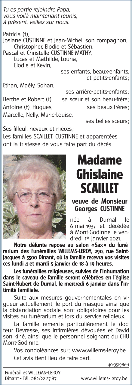 Image Annonce nécrologique