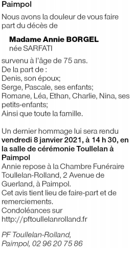 Image Annonce nécrologique