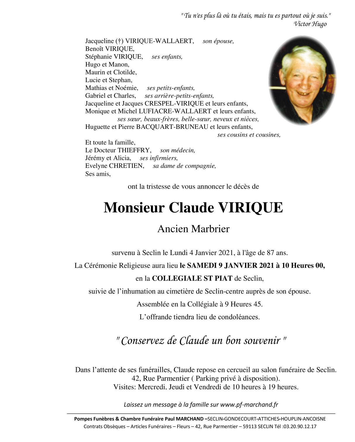 Image Pour voir le faire-part de Claude CLIQUEZ-ICI