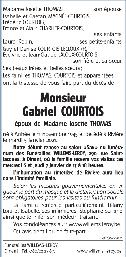 Image Annonce nécrologique