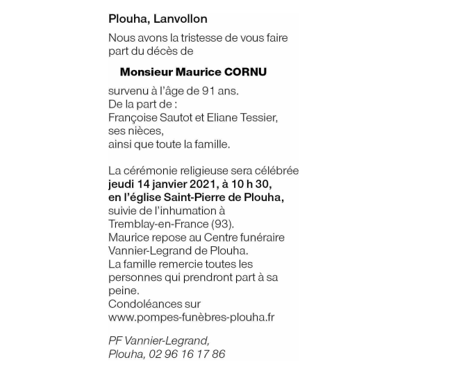 Image Annonce nécrologique