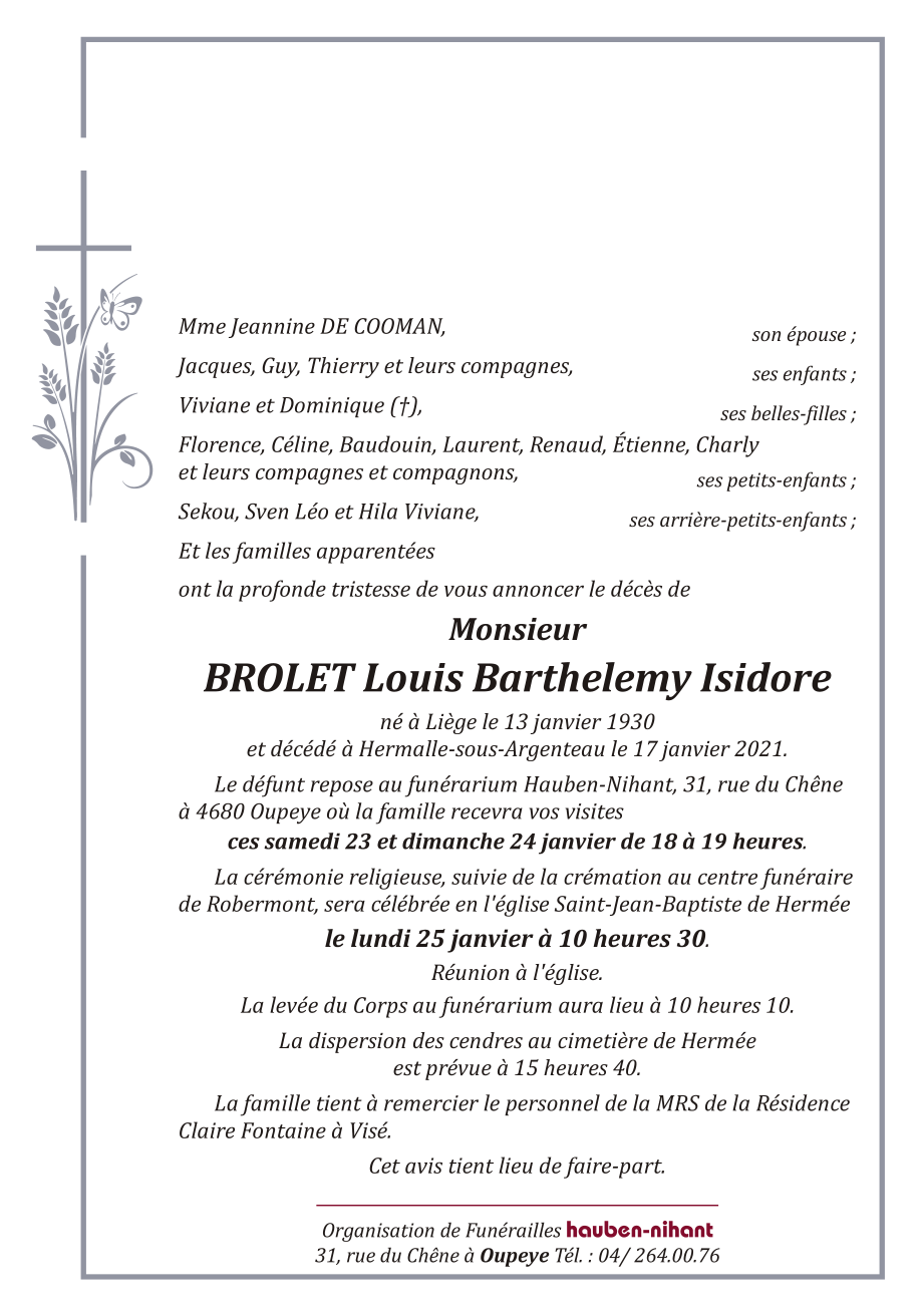 Image Annonce nécrologique