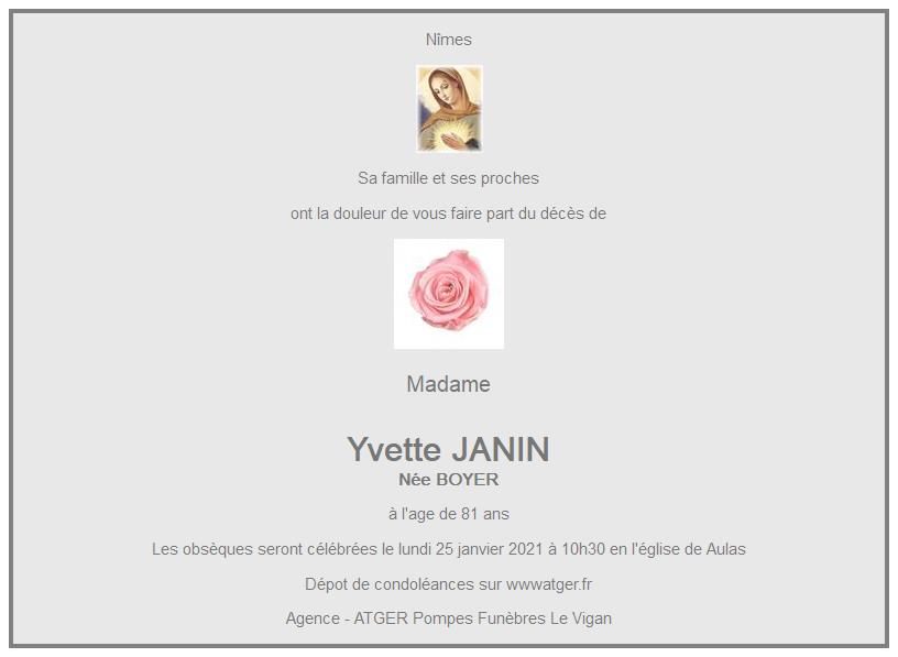 Image Annonce nécrologique