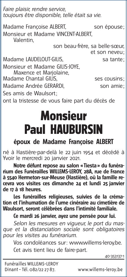 Image Annonce nécrologique