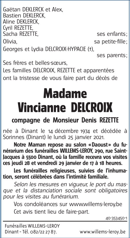 Image Annonce nécrologique