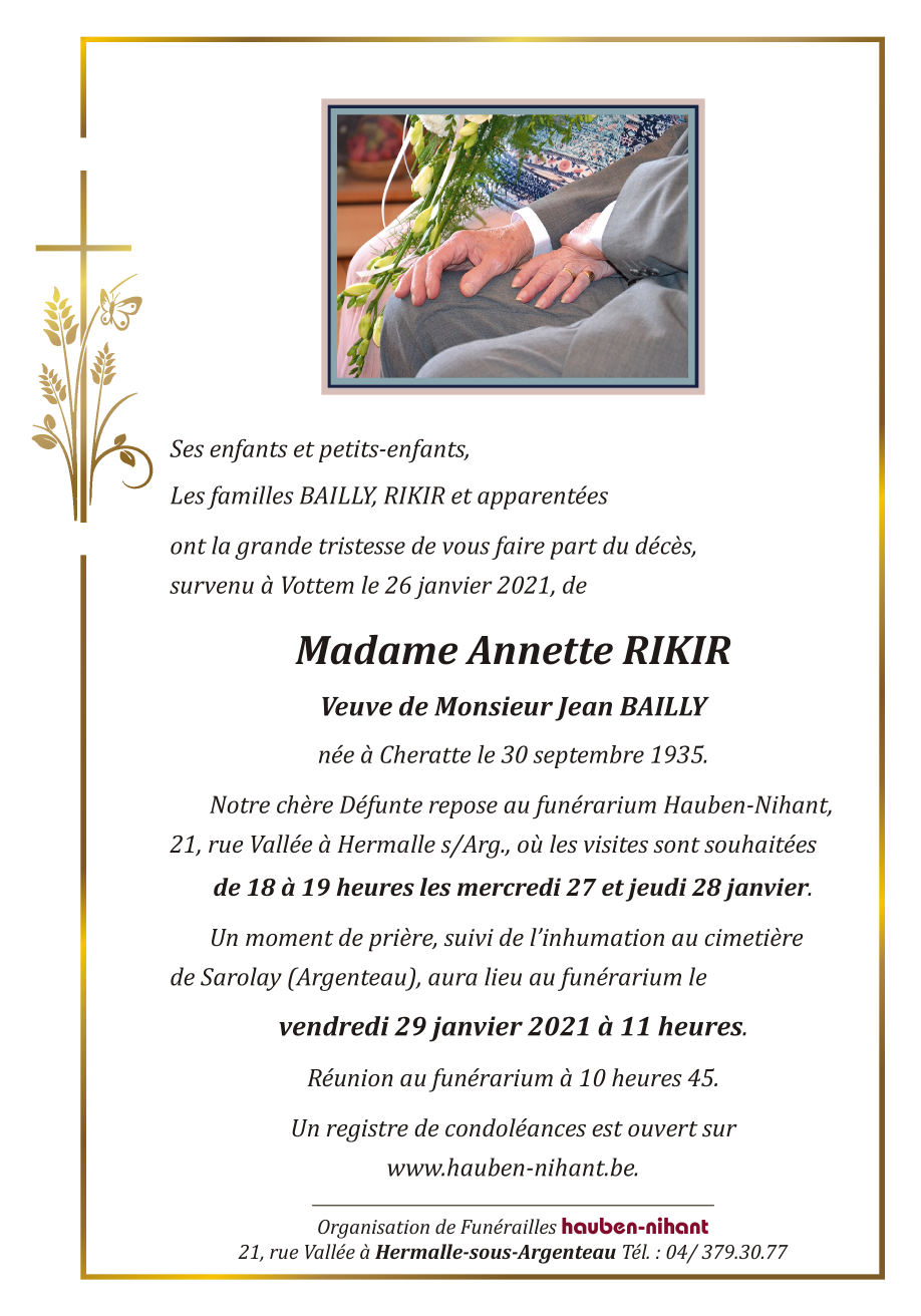 Image Annonce nécrologique