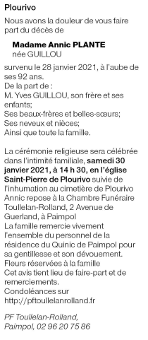 Image Annonce nécrologique
