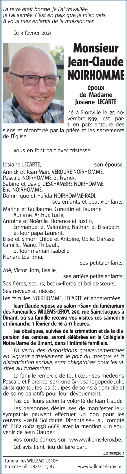 Image Annonce nécrologique