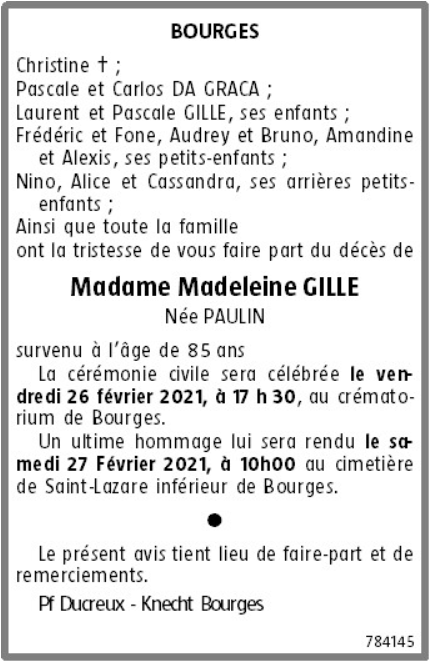 Image Annonce nécrologique