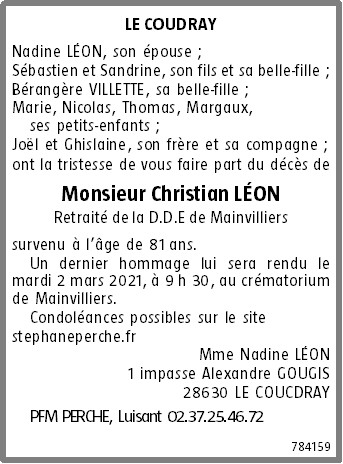 Image Annonce nécrologique