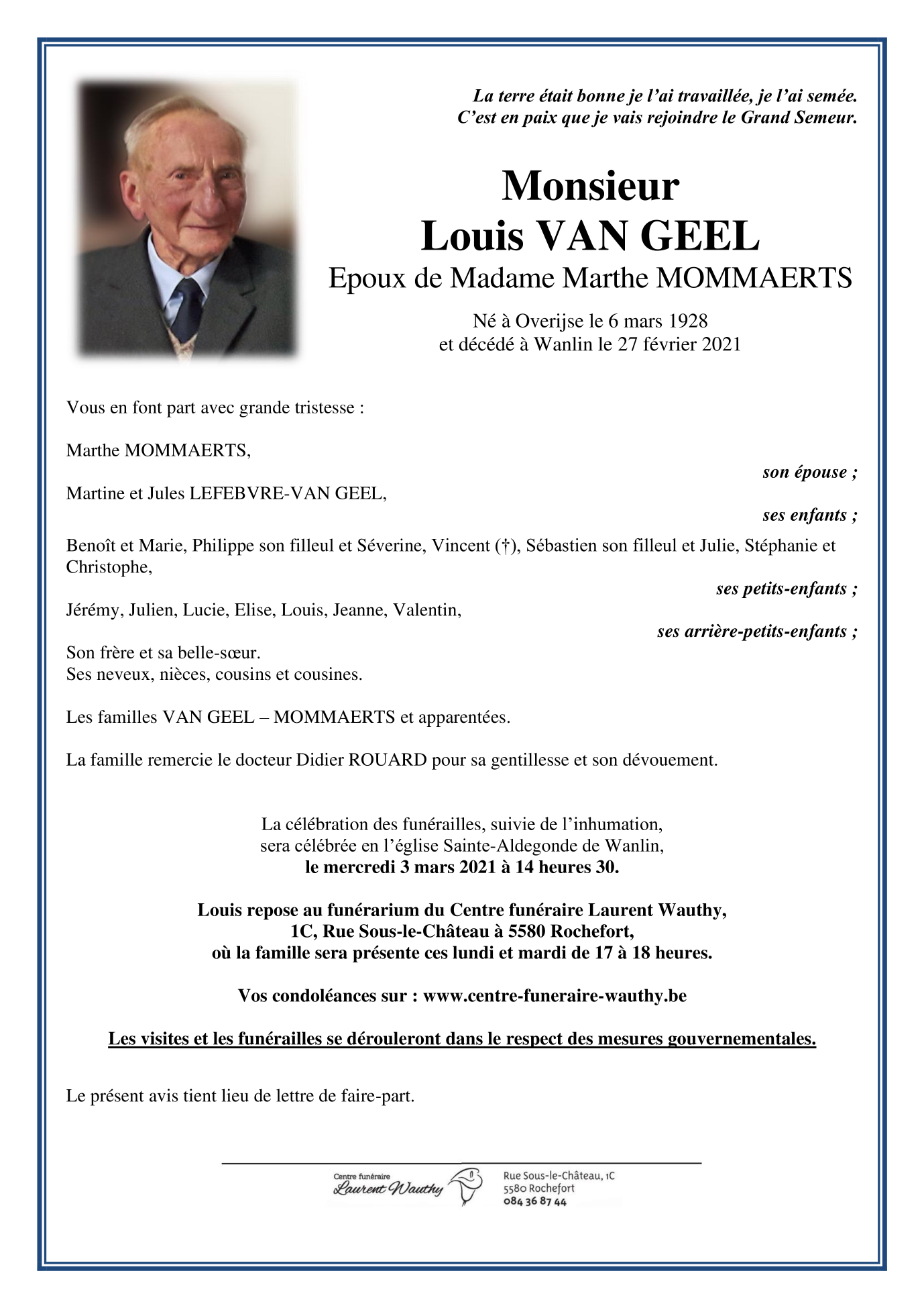 Image Annonce nécrologique
