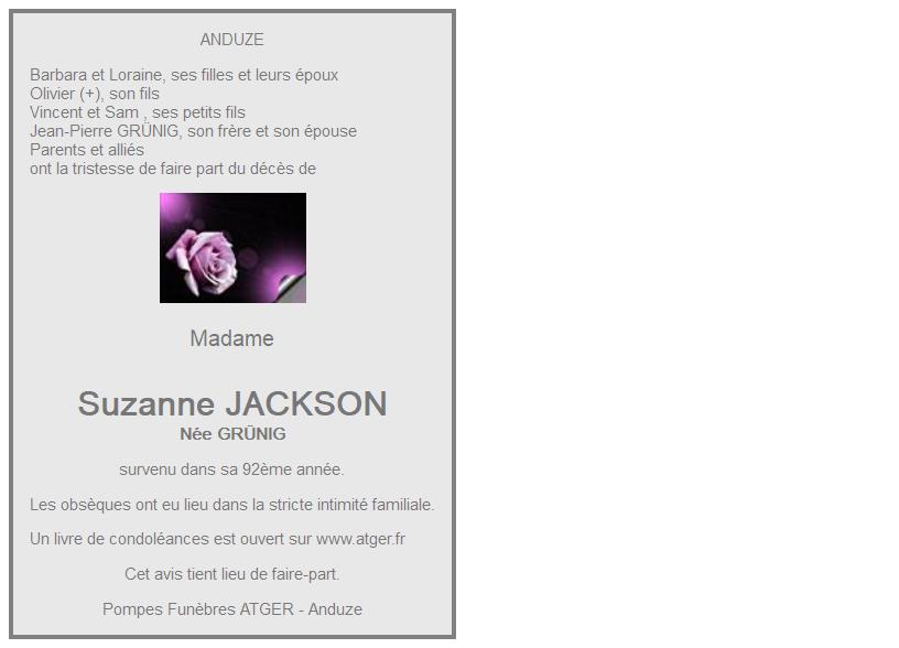 Image Annonce nécrologique