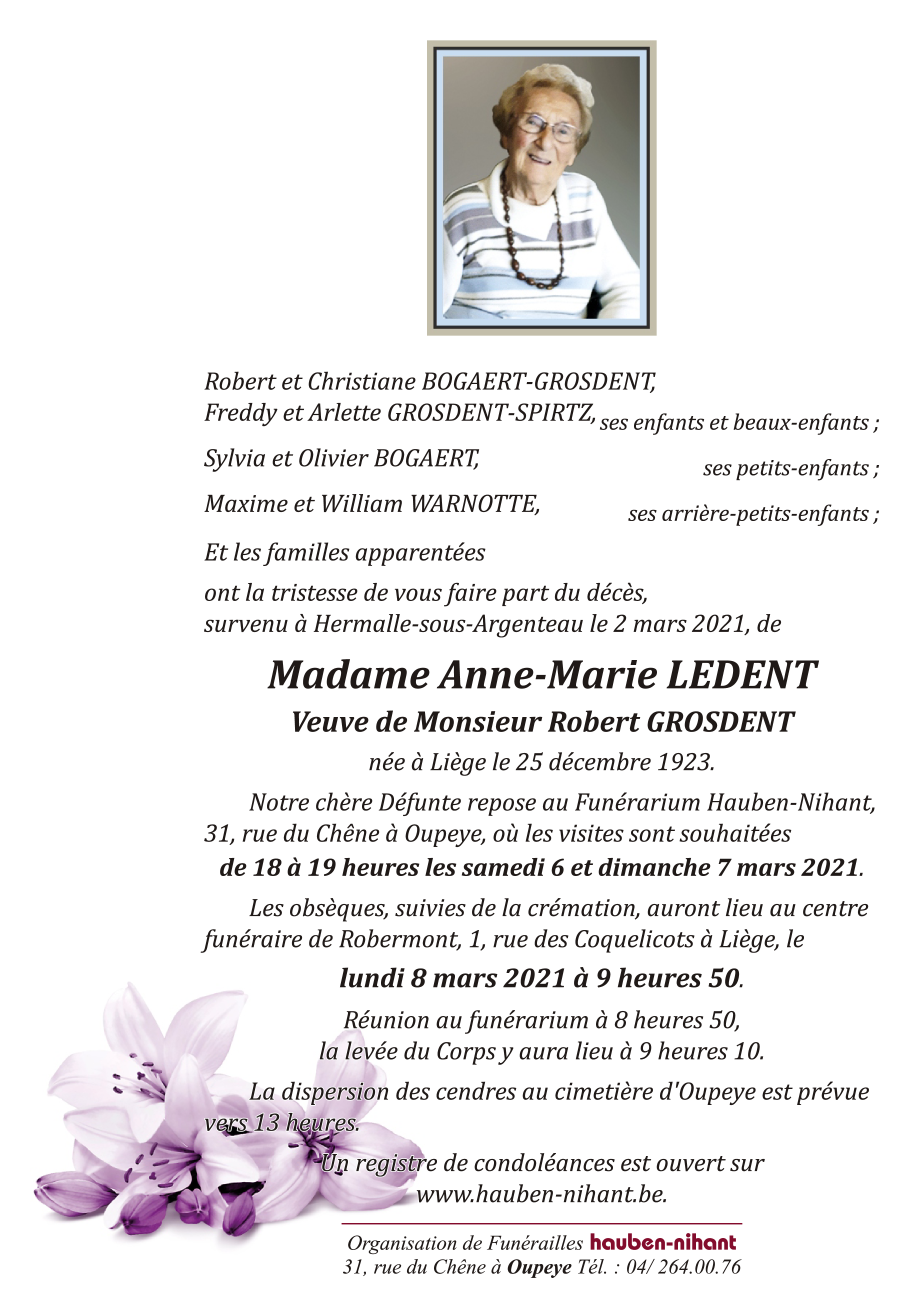 Image Annonce nécrologique