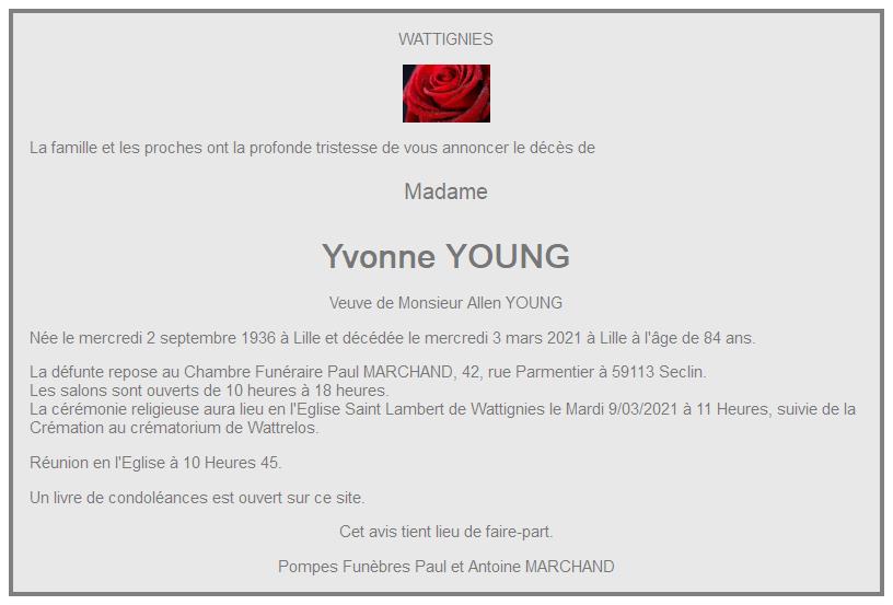 Image Pour voir le faire-part d'Yvonne CLIQUEZ-ICI