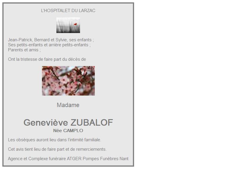 Image Annonce nécrologique