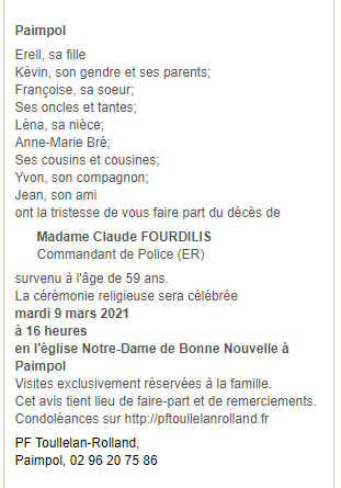 Image Annonce nécrologique