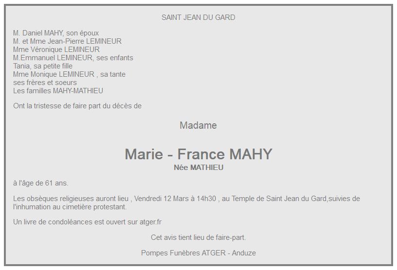 Image Annonce nécrologique