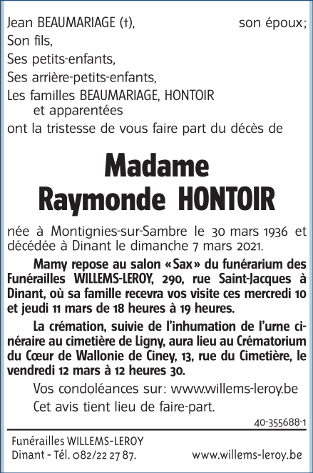 Image Annonce nécrologique