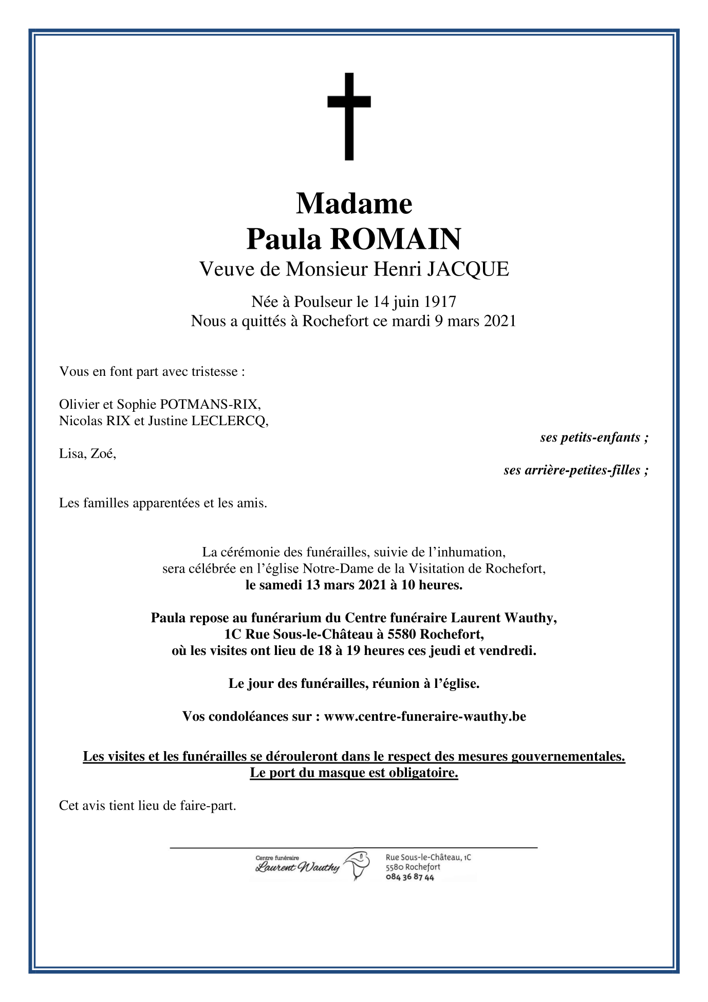 Image Annonce nécrologique