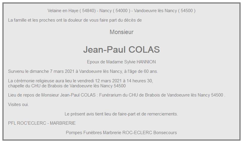 Image Annonce nécrologique