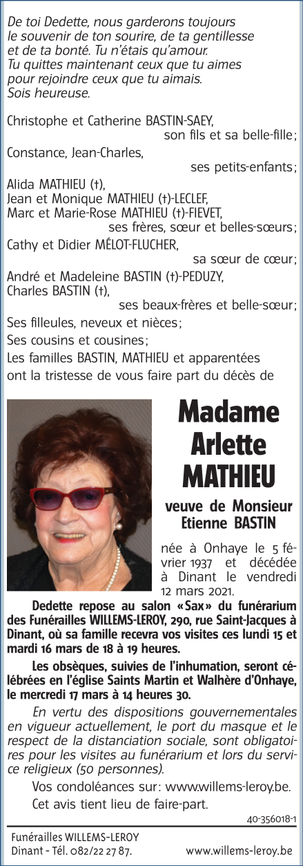 Image Annonce nécrologique