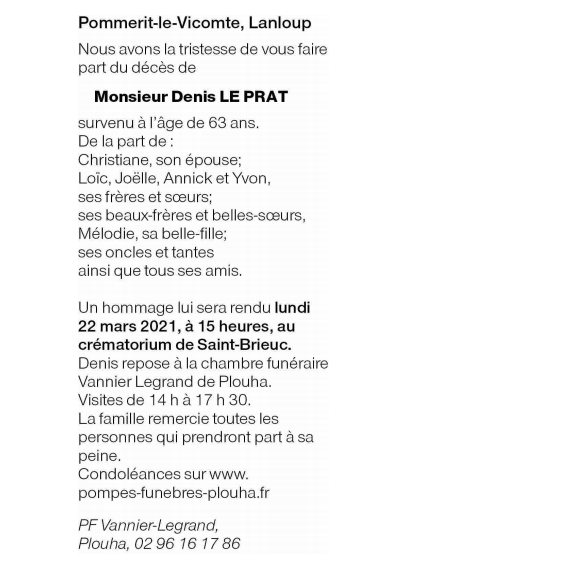 Image Annonce nécrologique