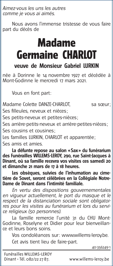 Image Annonce nécrologique